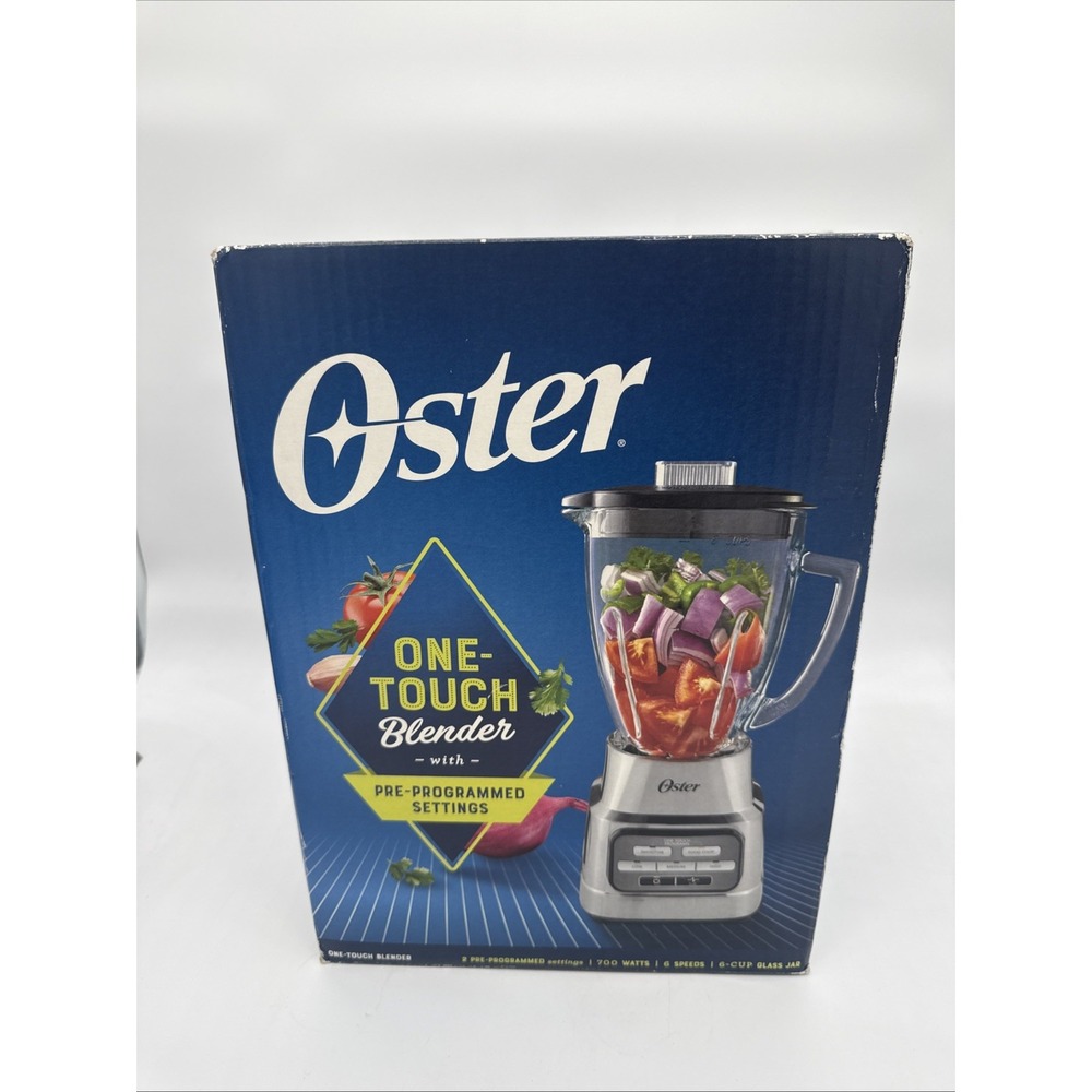 Oster ONE-TOUCH Blender w/ 2-AUTO PROGRAMS 8-CUP 6-SPEEDS (New Unopened)